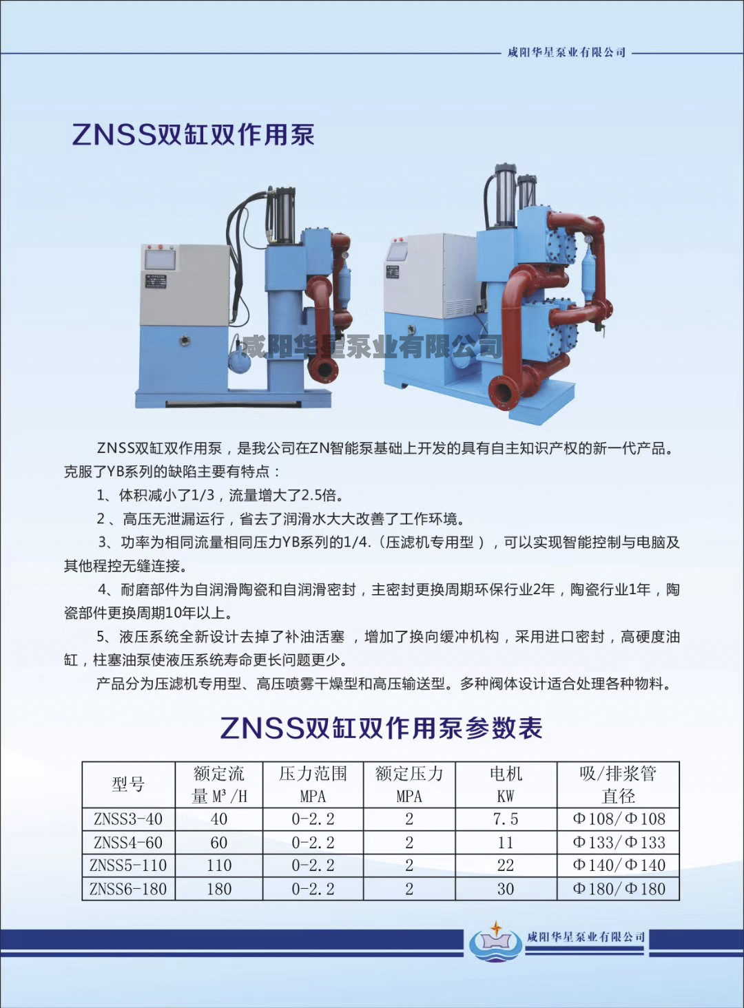 雙作用無卸漏節(jié)能新型壓濾機(jī)入料泵